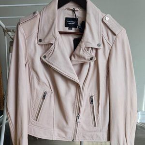 Lamarque Donna cropped leather jacket